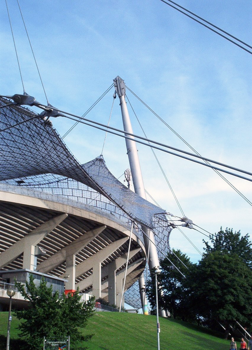 Olympiastadion im Olympiapark München muenchenarchitektur